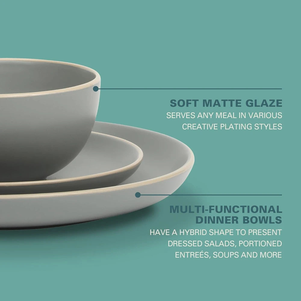 Rockaway Matte Stoneware Dinnerware