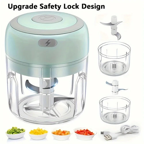 Portable Electric Mini Garlic Chopper